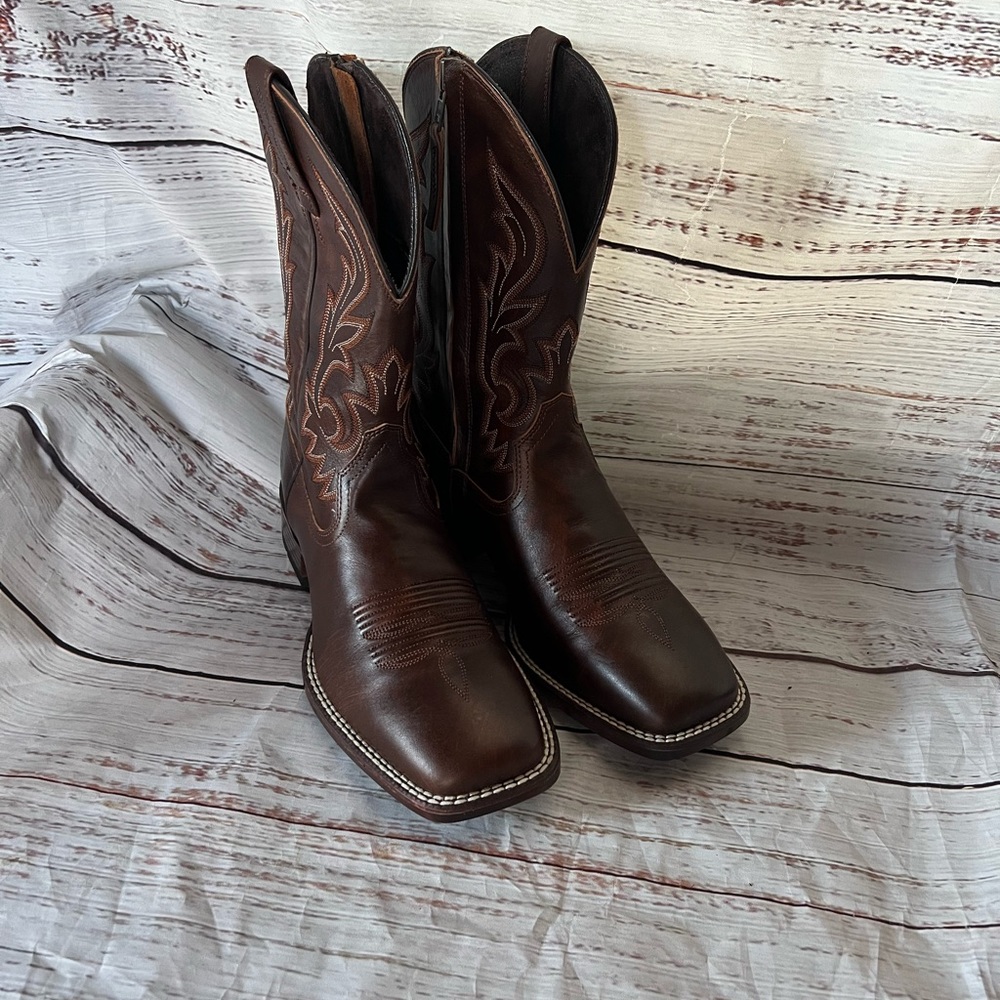 Ariat men’s slim zip ultra hand stained boots style 10038359